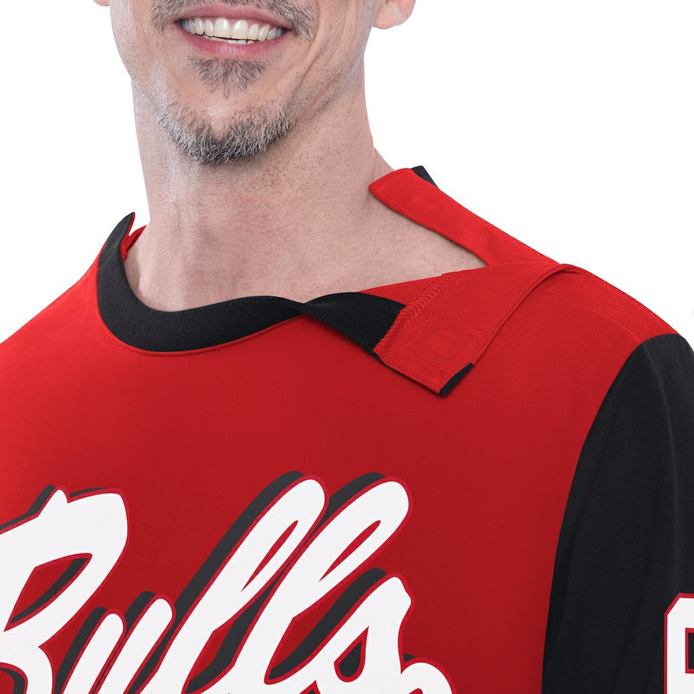 Chicago Bulls G-III Sports by Carl Banks Adaptive Rugby Long Sleeve Top sale