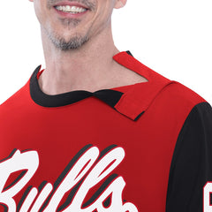 Chicago Bulls G-III Sports by Carl Banks Adaptive Rugby Long Sleeve Top sale