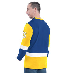 Golden State Warriors G-III Sports by Carl Banks Adaptive Rugby Long Sleeve Top sale