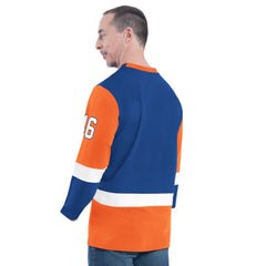 New York Knicks G-III Sports by Carl Banks Adaptive Rugby Long Sleeve Top