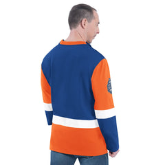 New York Knicks G-III Sports by Carl Banks Adaptive Rugby Long Sleeve Top
