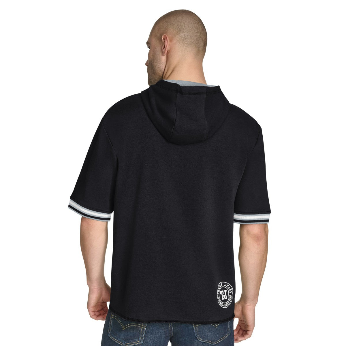 San Antonio Spurs Tommy Jeans Paul French Terry Short Sleeve Pullover Hoodie
