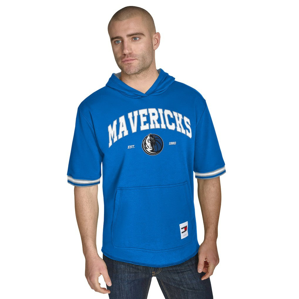Dallas Mavericks Tommy Jeans Paul French Terry Short Sleeve Pullover Hoodie sale