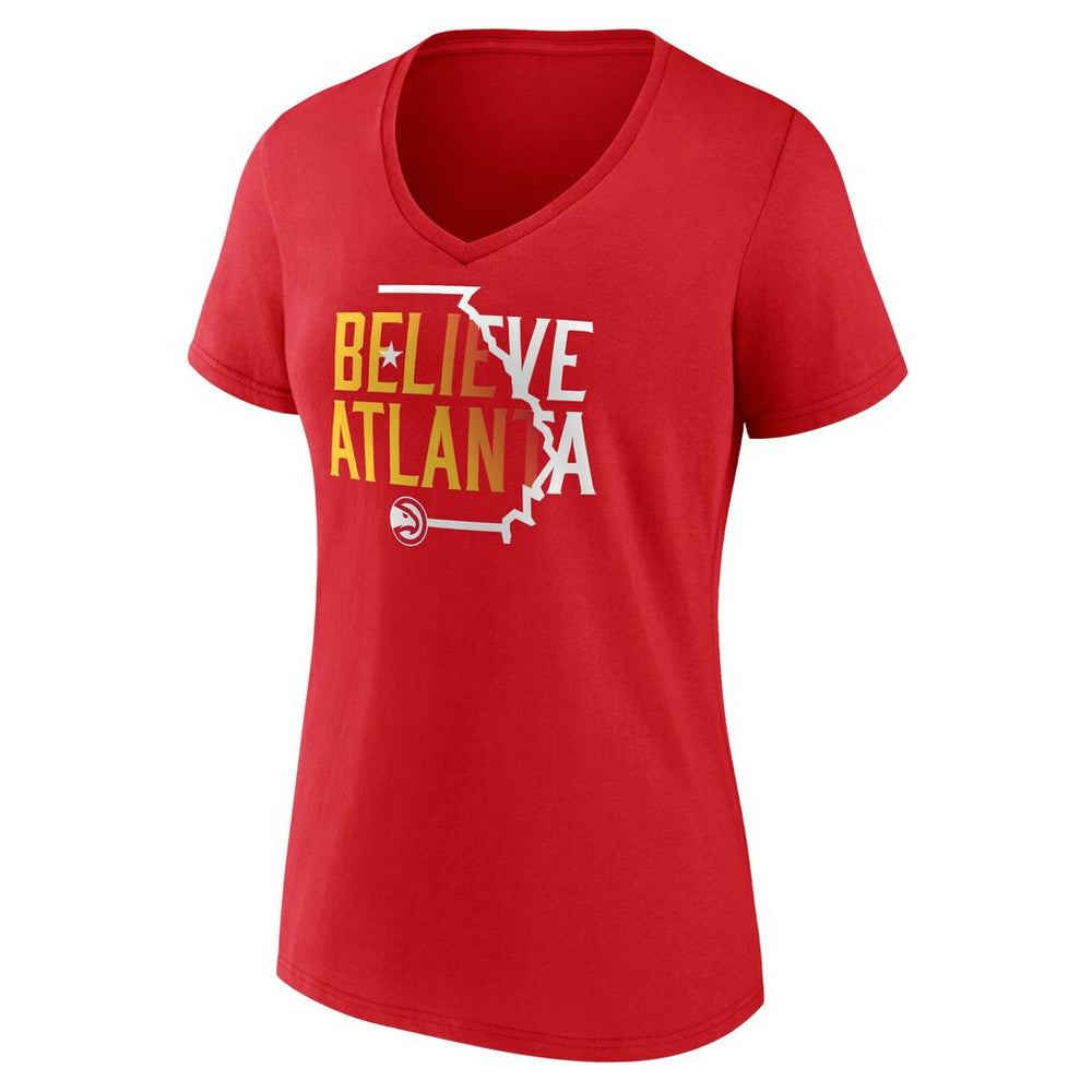 Atlanta Hawks Women's Team Pride V-Neck T-Shirt