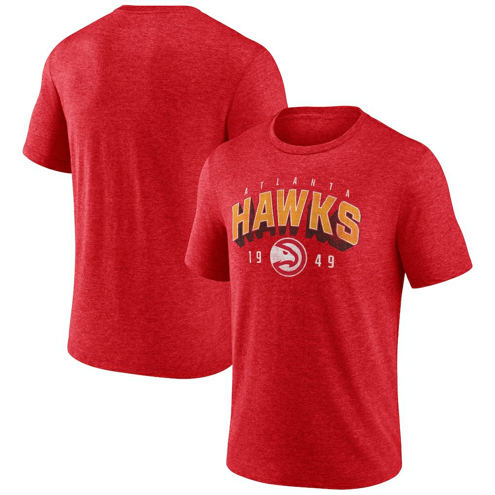 Atlanta Hawks Backboard Tri-Blend T-Shirt