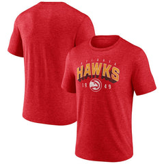 Atlanta Hawks Backboard Tri-Blend T-Shirt