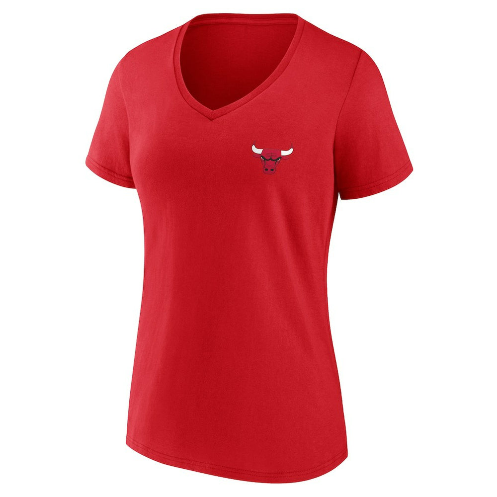 Chicago Bulls Women's Clutch V-Neck T-Shirt sale