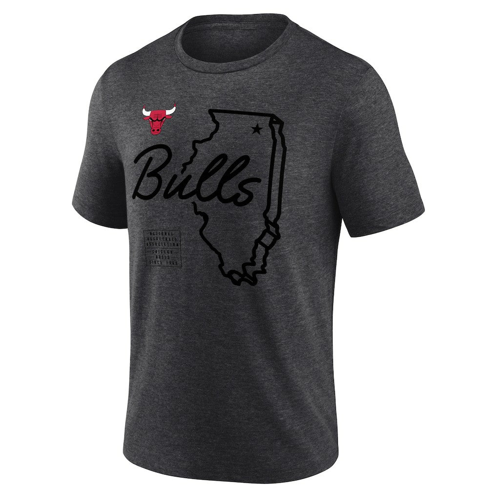 Chicago Bulls Announcer Tri-Blend T-Shirt
