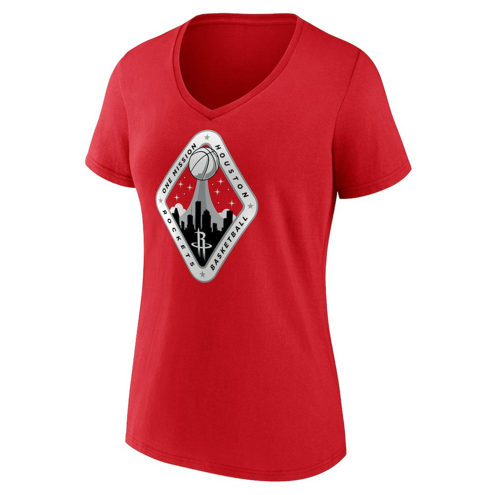 Houston Rockets Women's Team Pride V-Neck T-Shirt