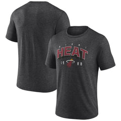 Miami Heat Backboard Tri-Blend T-Shirt
