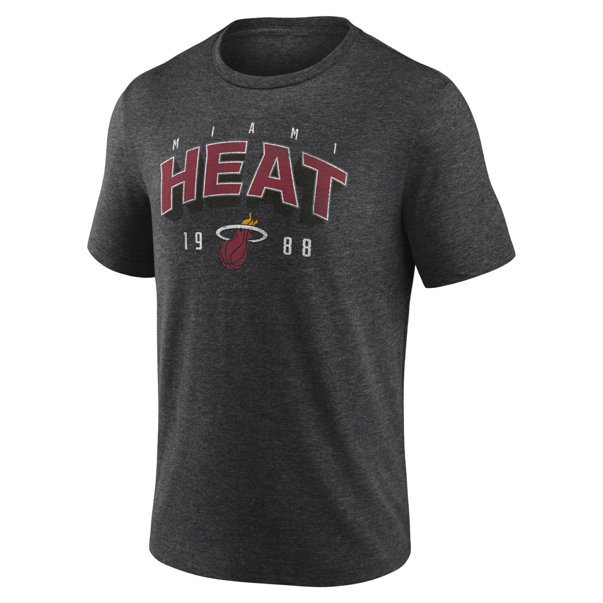 Miami Heat Backboard Tri-Blend T-Shirt