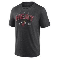 Miami Heat Backboard Tri-Blend T-Shirt