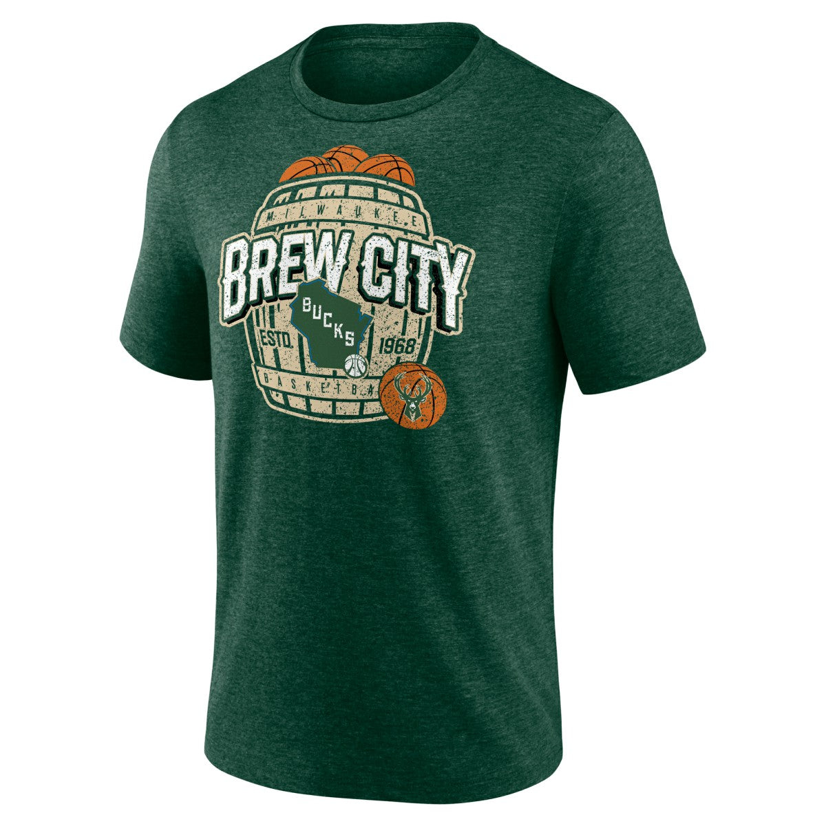 Milwaukee Bucks Announcer Tri-Blend T-Shirt