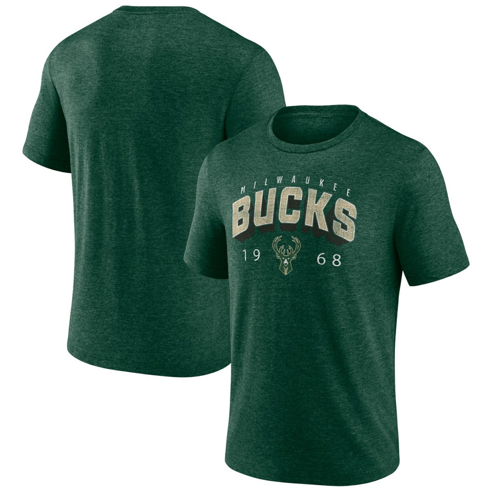 Milwaukee Bucks Backboard Tri-Blend T-Shirt