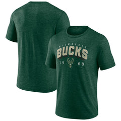 Milwaukee Bucks Backboard Tri-Blend T-Shirt