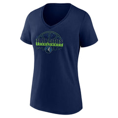 Minnesota Timberwolves Women's Core Hometown Launch V-Neck T-Shirt