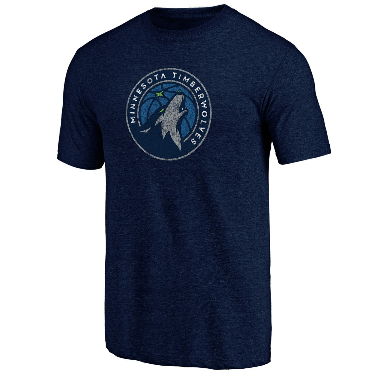 Minnesota Timberwolves Distressed Tri-Blend T-Shirt
