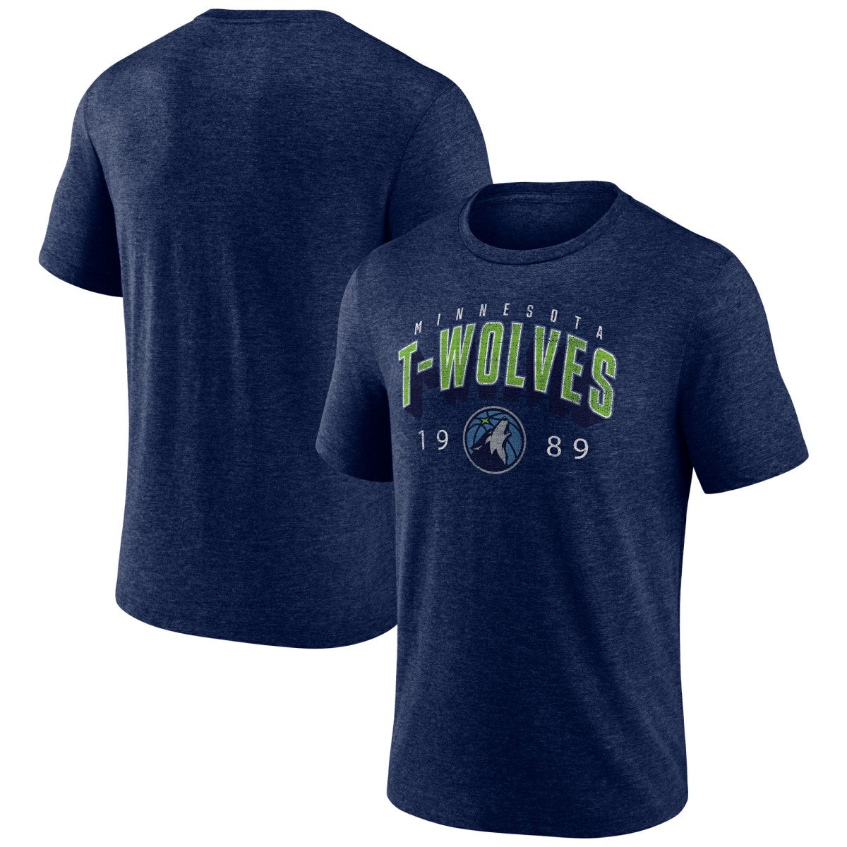 Minnesota Timberwolves Backboard Tri-Blend T-Shirt