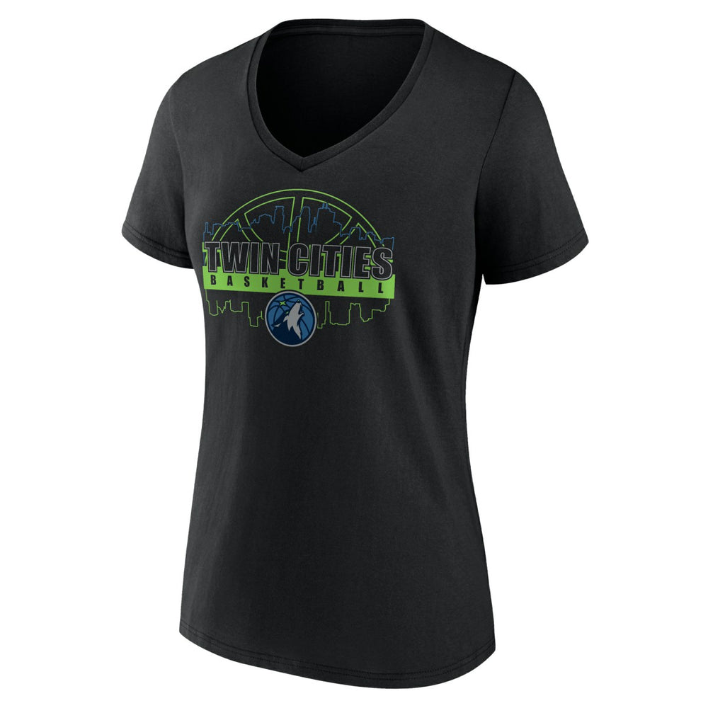 Minnesota Timberwolves Women's Core Hometown Launch V-Neck T-Shirt
