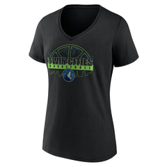 Minnesota Timberwolves Women's Core Hometown Launch V-Neck T-Shirt
