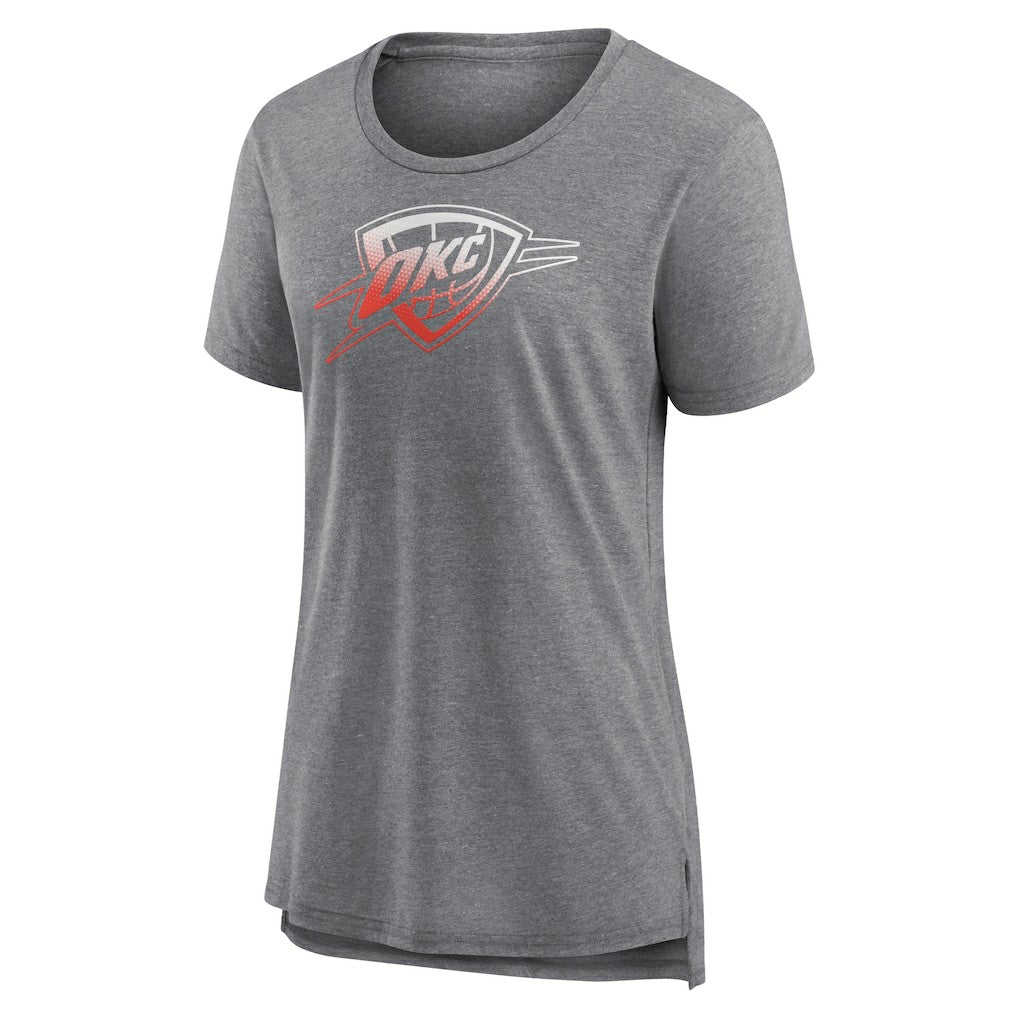 Oklahoma City Thunder Women's Gradient Logo Tri-Blend T-Shirt