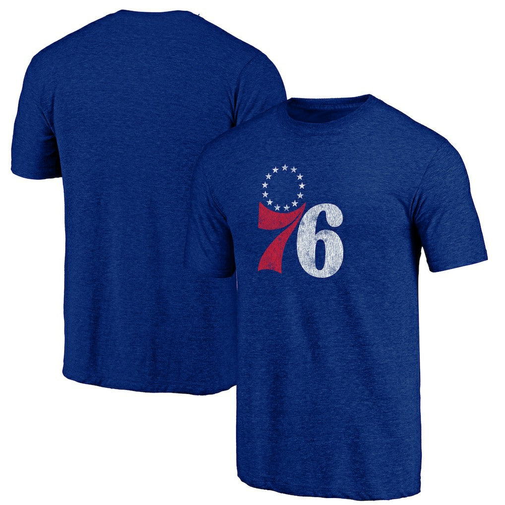 Philadelphia 76ers Distressed Tri-Blend T-Shirt