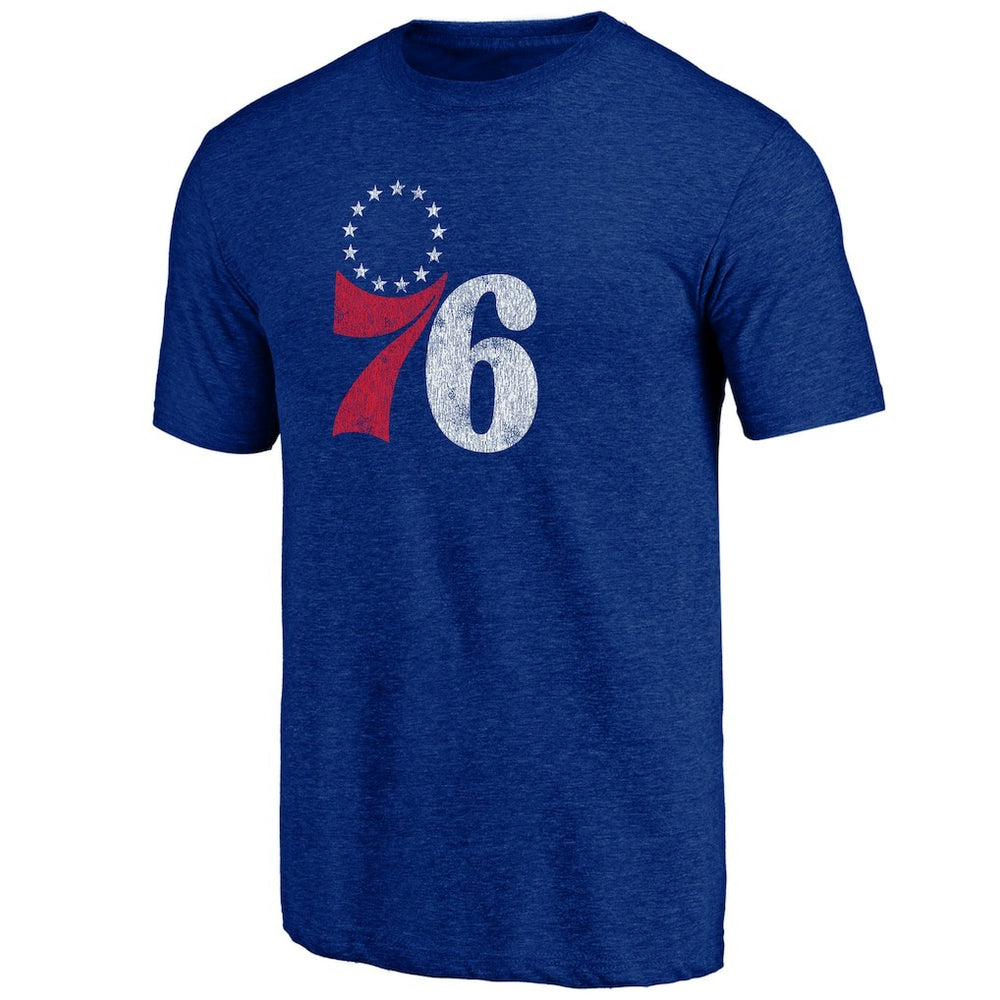 Philadelphia 76ers Distressed Tri-Blend T-Shirt