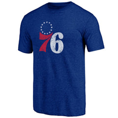 Philadelphia 76ers Distressed Tri-Blend T-Shirt