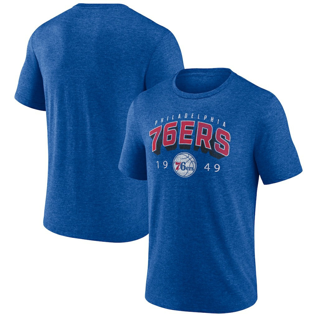Philadelphia 76ers Backboard Tri-Blend T-Shirt