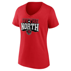 Toronto Raptors Women's Team Pride V-Neck T-Shirt