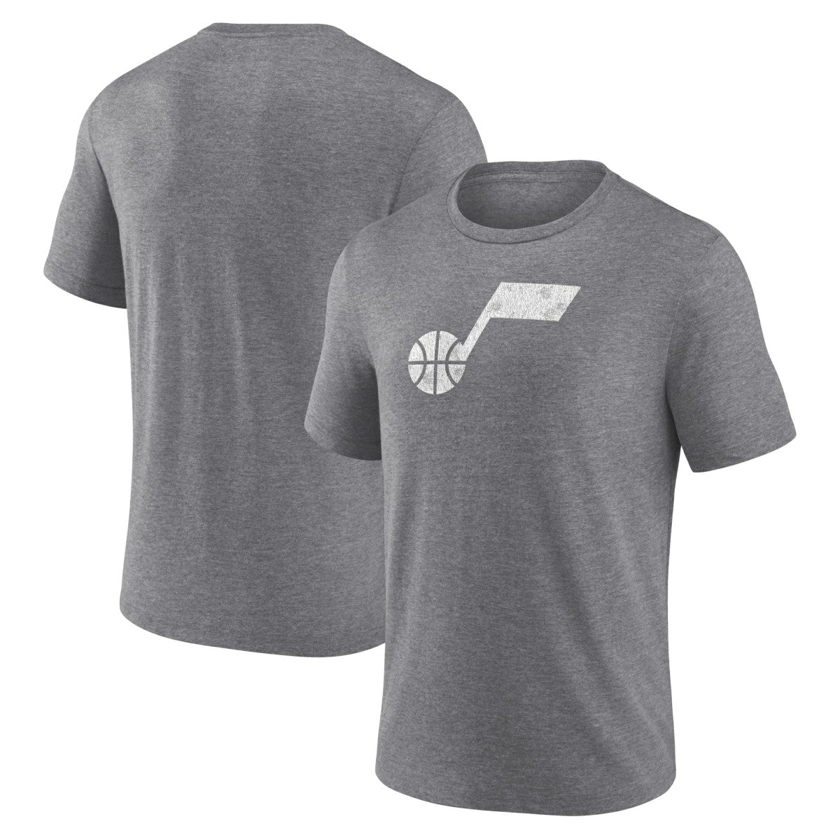 Utah Jazz Distressed Tri-Blend T-Shirt