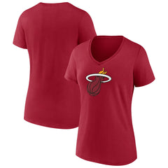 Miami Heat Women's Primary Logo V-Neck T-Shirt