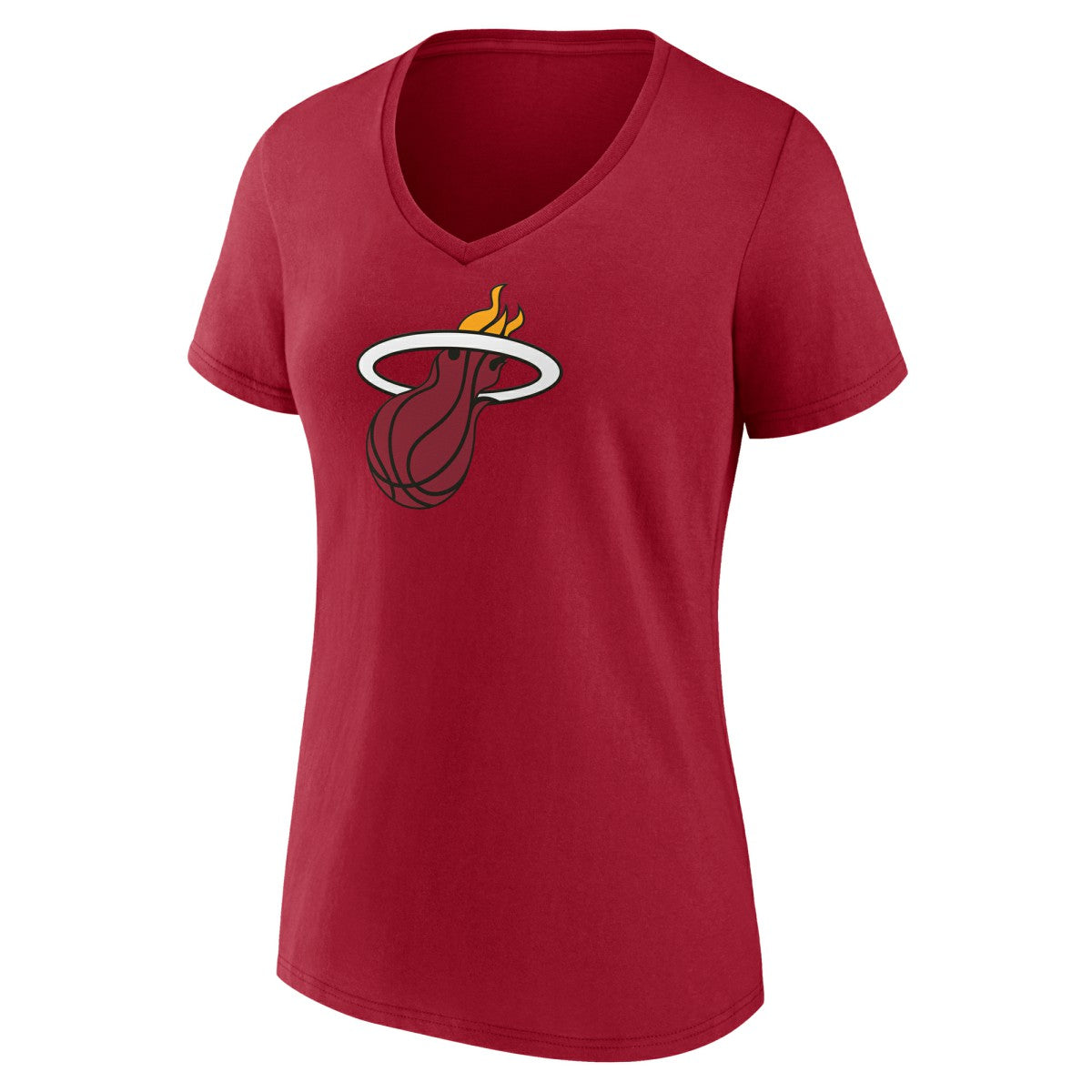 Miami Heat Women's Primary Logo V-Neck T-Shirt