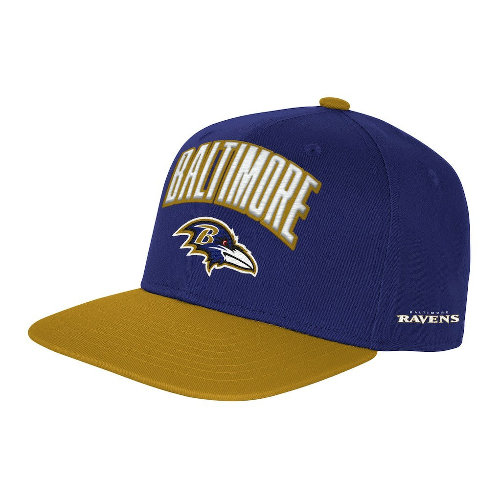 Outerstuff Youth Essentials Snapback Hat - Baltimore Ravens Hats