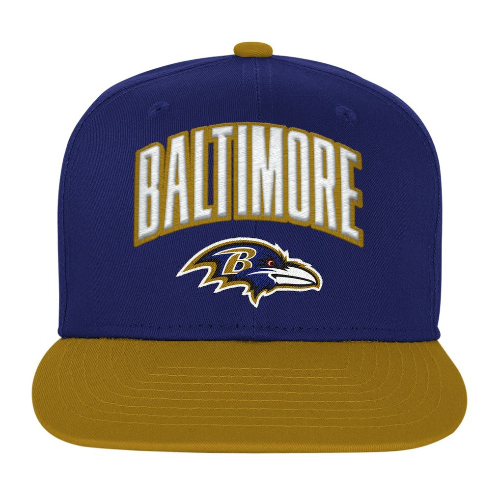 Outerstuff Youth Essentials Snapback Hat - Baltimore Ravens Hats