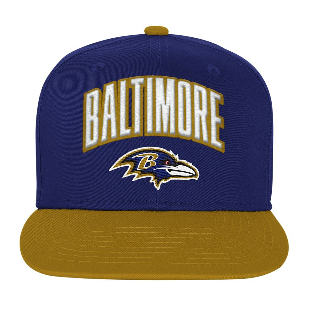 Outerstuff Youth Essentials Snapback Hat - Baltimore Ravens Hats