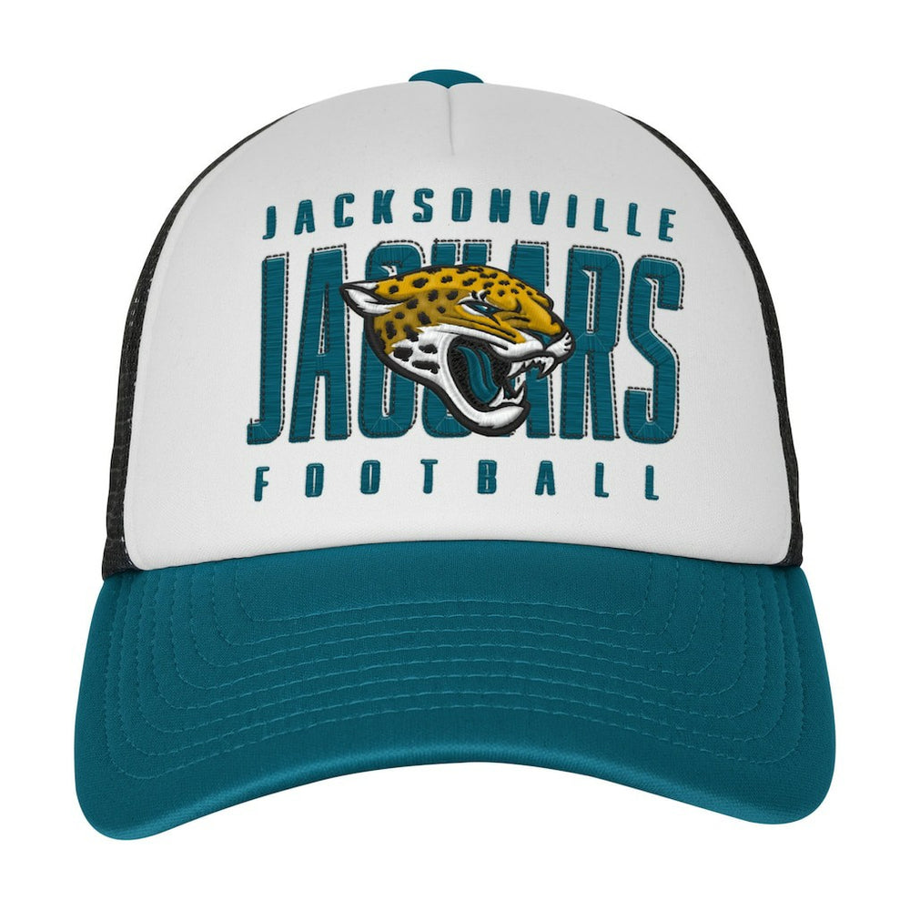 Youth Essentials Trucker Adjustable Hat - Jacksonville Jaguars Hats