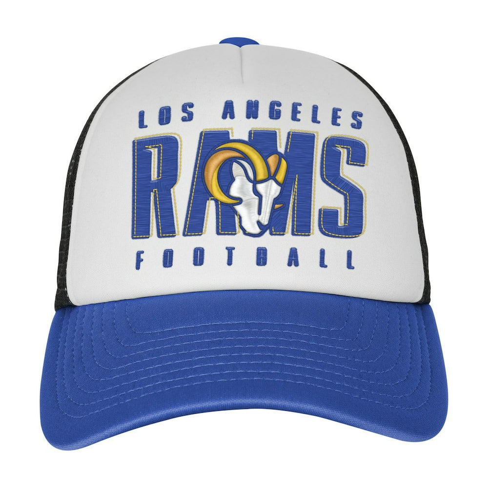 Youth Essentials Trucker Adjustable Hat - Los Angeles Rams Hats