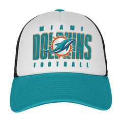 Youth Essentials Trucker Adjustable Hat - Miami Dolphins Hats