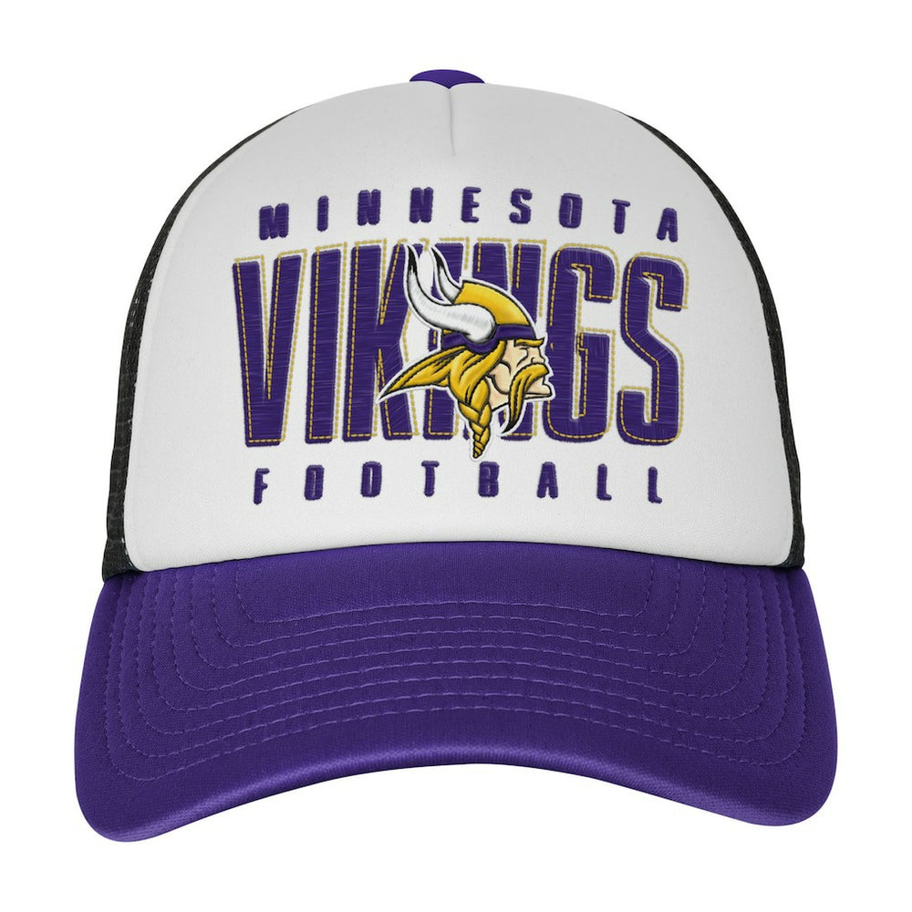Youth Essentials Trucker Adjustable Hat - Minnesota Vikings Hats