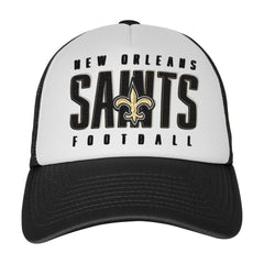 Youth Essentials Trucker Adjustable Hat - New Orleans Saints Hats