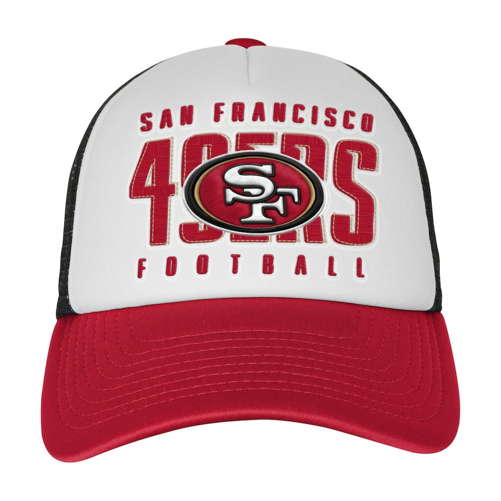 Youth Essentials Trucker Adjustable Hat - San Francisco 49ers Hats