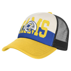 Youth Modern Fan Trucker Adjustable Hat - Los Angeles Rams Hats
