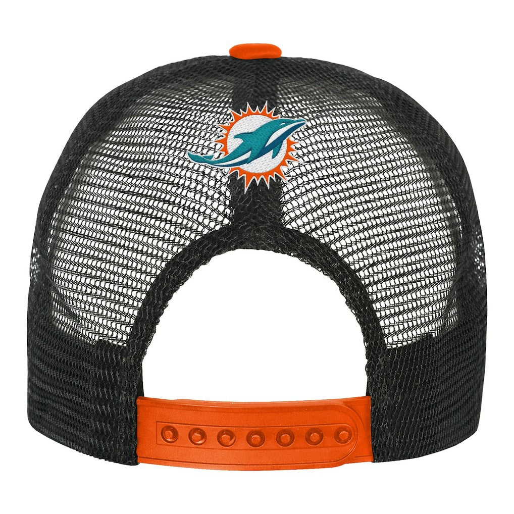 Youth Modern Fan Trucker Adjustable Hat - Miami Dolphins Hats
