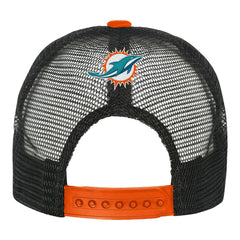 Youth Modern Fan Trucker Adjustable Hat - Miami Dolphins Hats