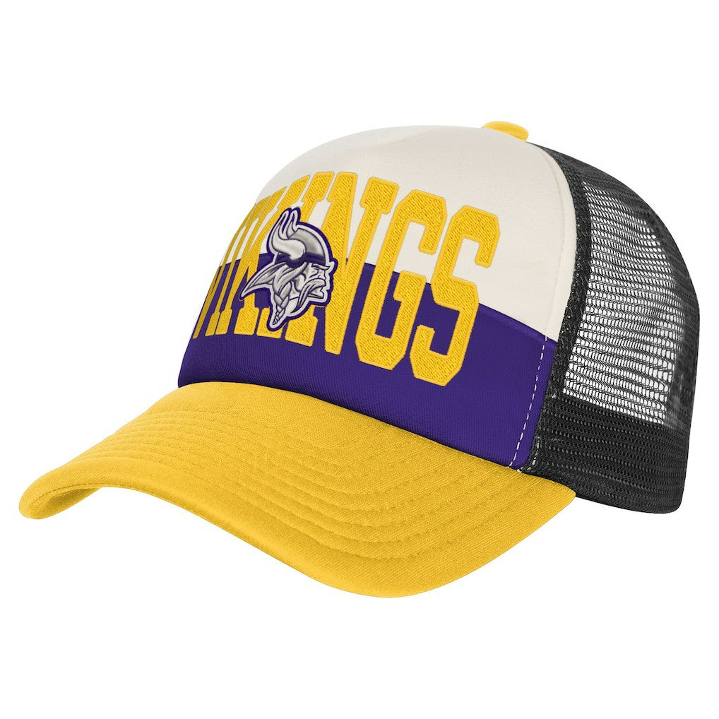Youth Modern Fan Trucker Adjustable Hat - Minnesota Vikings Hats