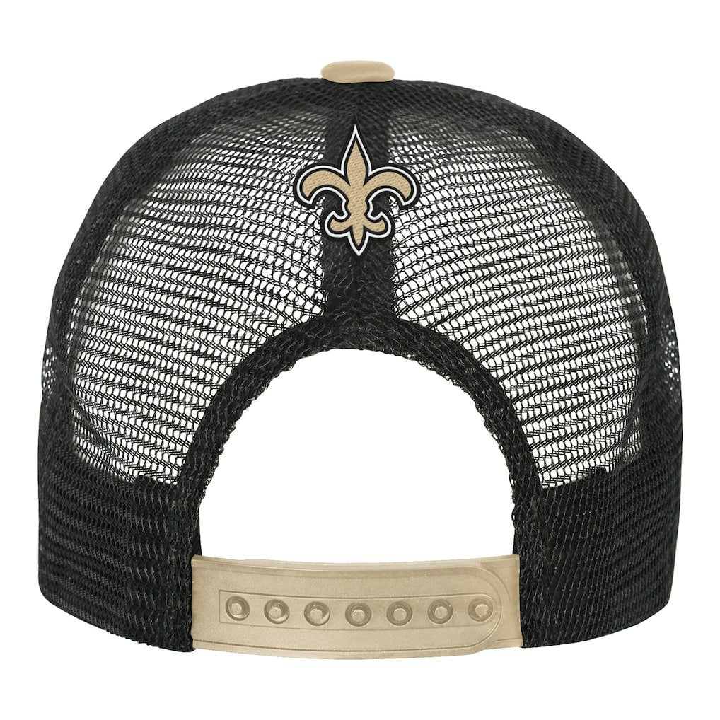 Youth Modern Fan Trucker Adjustable Hat - New Orleans Saints Hats