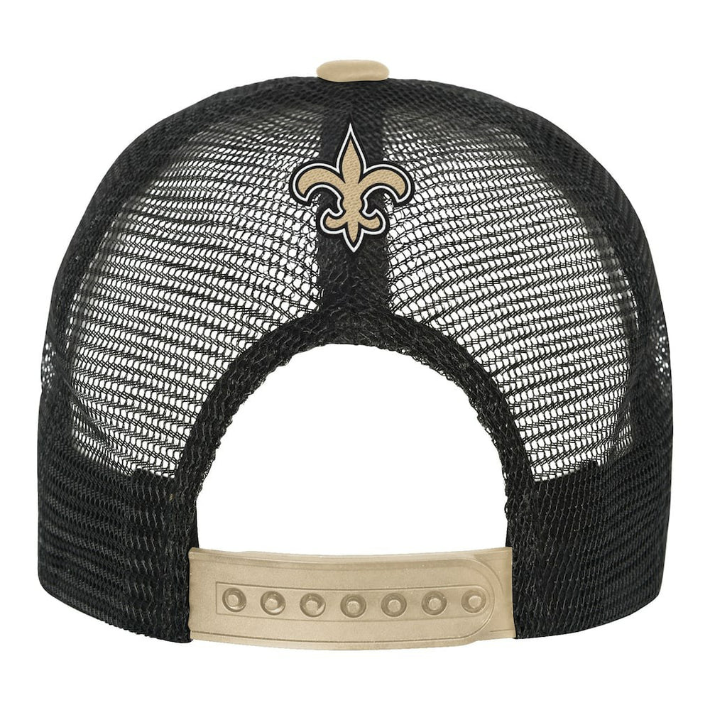 Youth Modern Fan Trucker Adjustable Hat - New Orleans Saints Hats