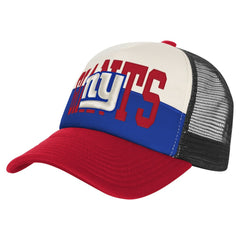 Youth Modern Fan Trucker Adjustable Hat - New York Giants Hats