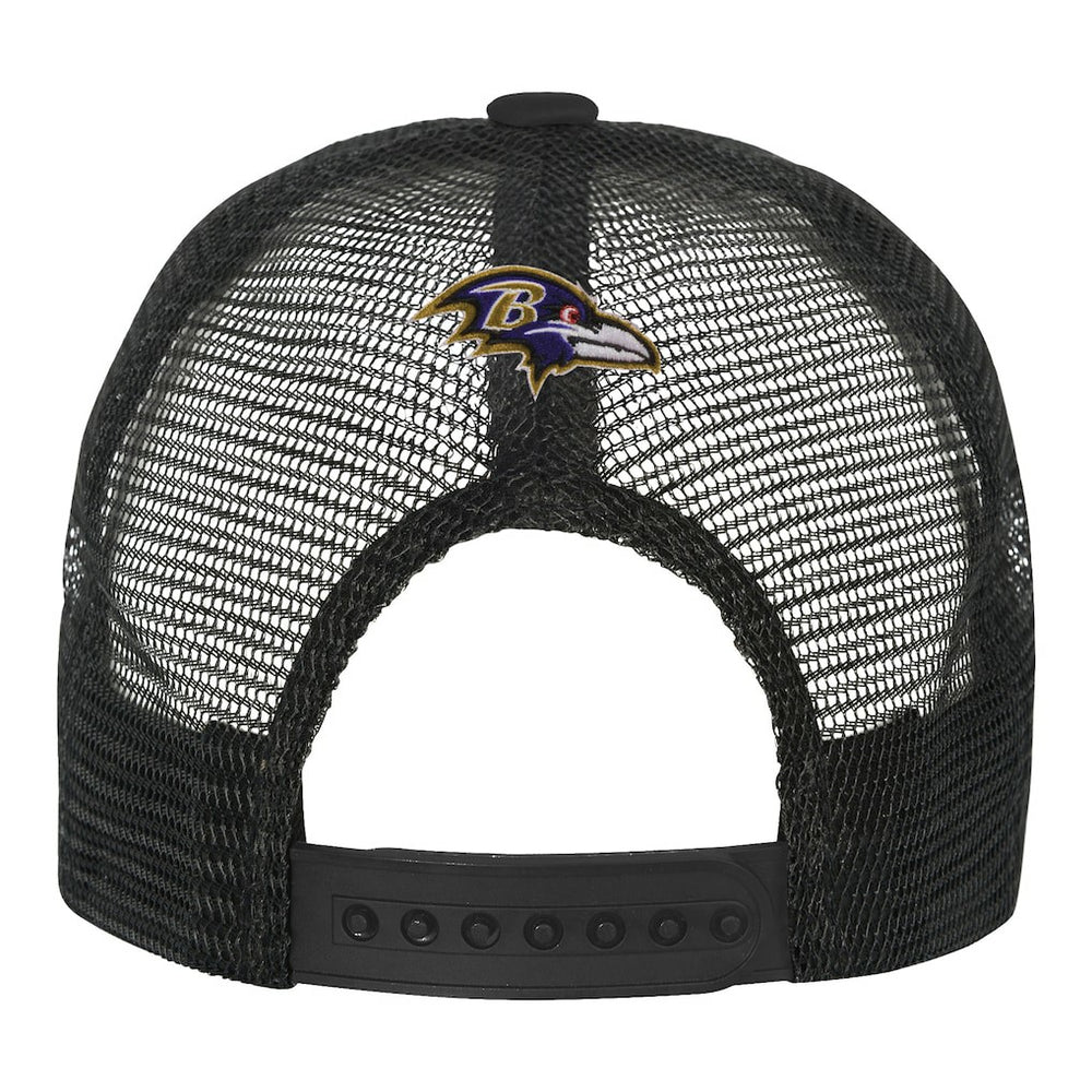 Youth Modern Fan Trucker Adjustable Hat - Baltimore Ravens Hats